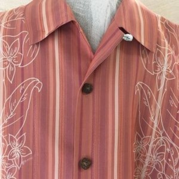Joseph & Feiss Sz L Silk Printed Men Casual Shirt - Picture 2 of 7